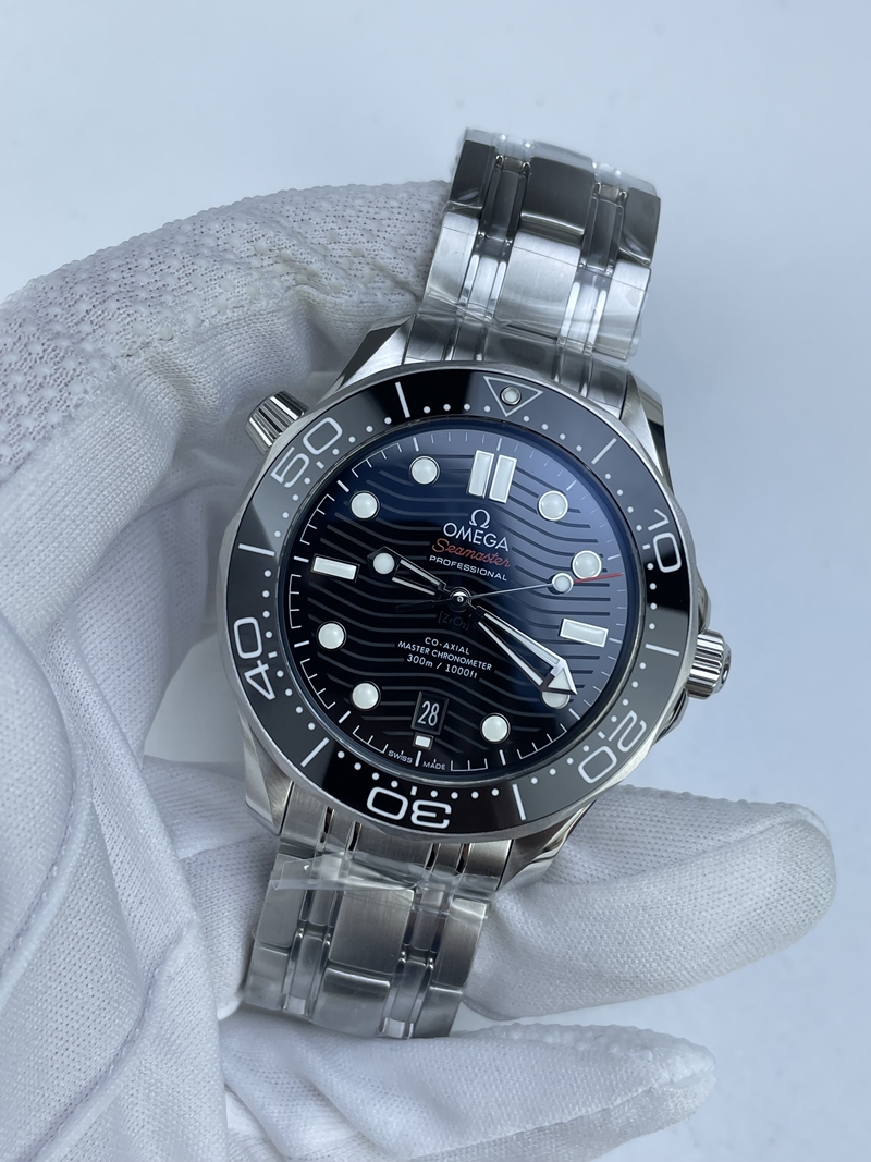 (준비완료/특급배송)NO.2706/VS공장 오메가 씨마스터 다이버 300 스틸 블랙다이얼V4 VS8800 (최신무브업버전)
